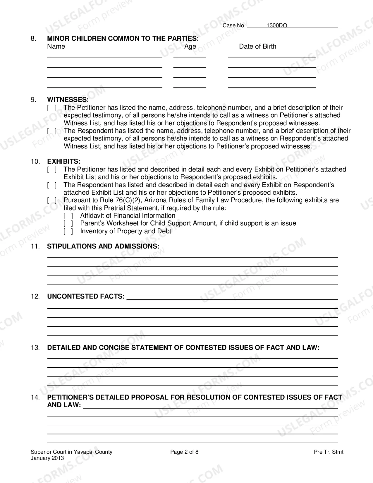 Preview Joint Pretrial Statement