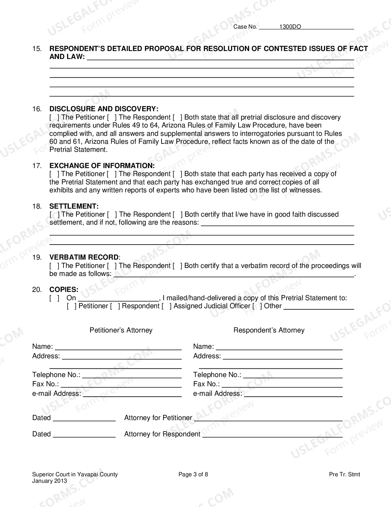 Preview Joint Pretrial Statement