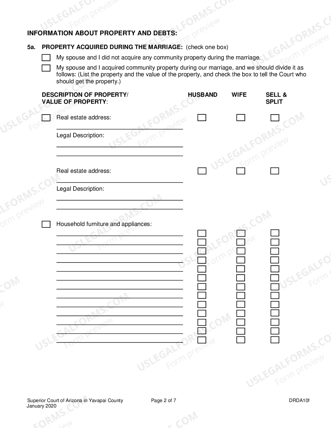 Preview Petition For Dissolution Of Non-Covenant Marriage Without Minor Children