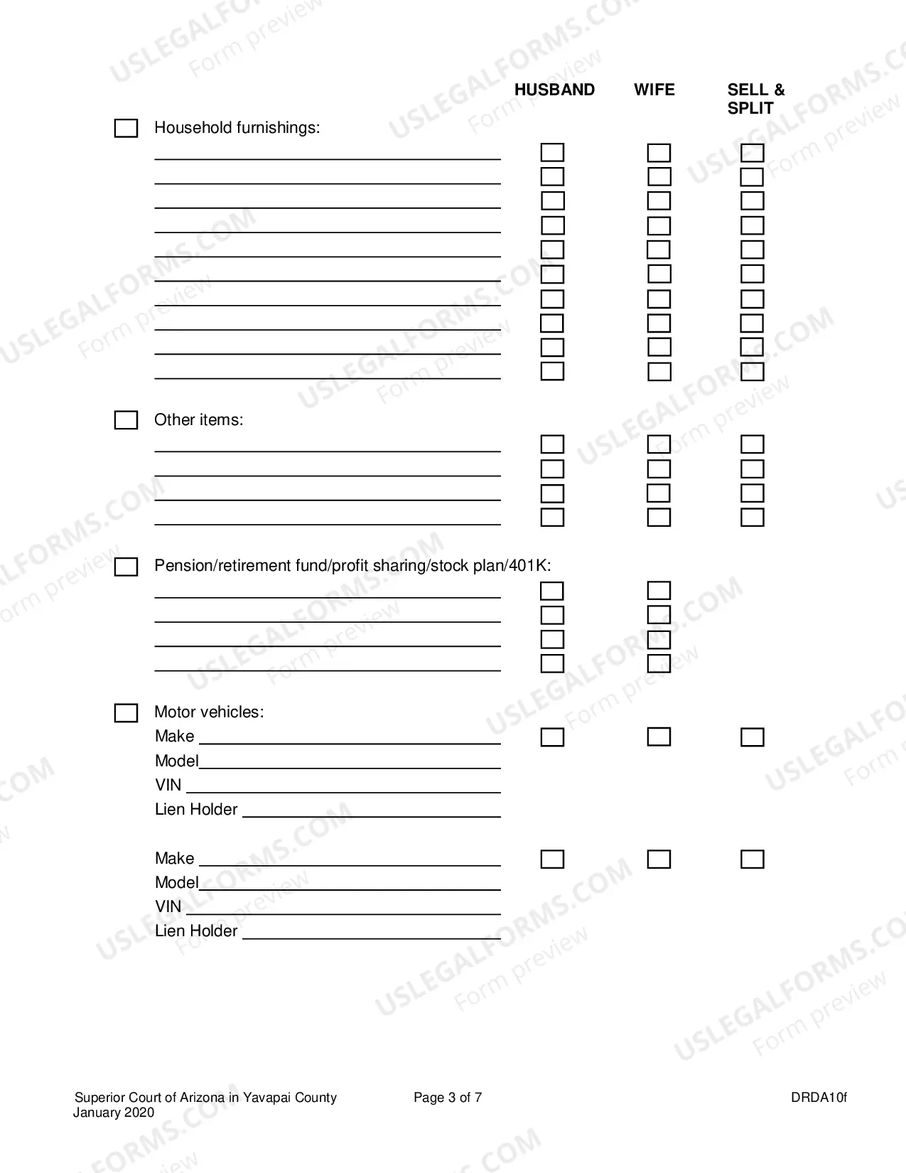 Preview Petition For Dissolution Of Non-Covenant Marriage Without Minor Children