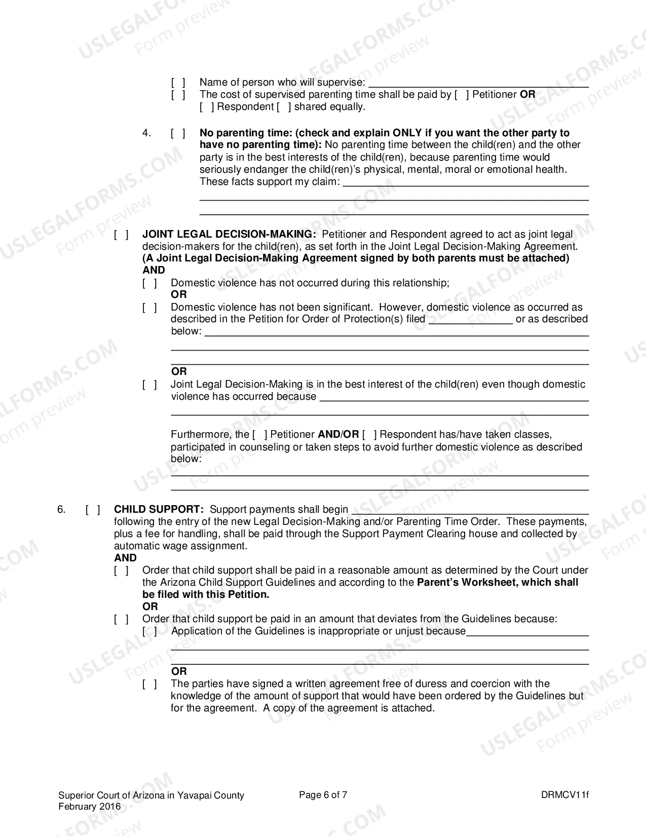 Preview Petition For Relocation Modification Clarification
