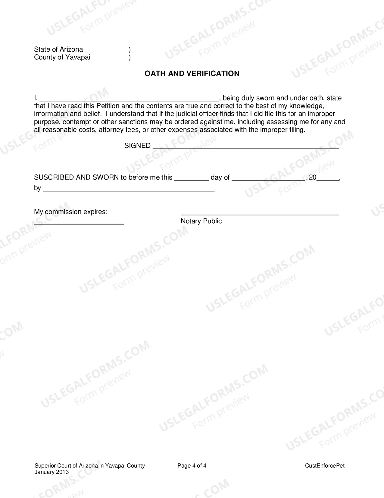 Preview Petition To Enforce Support
