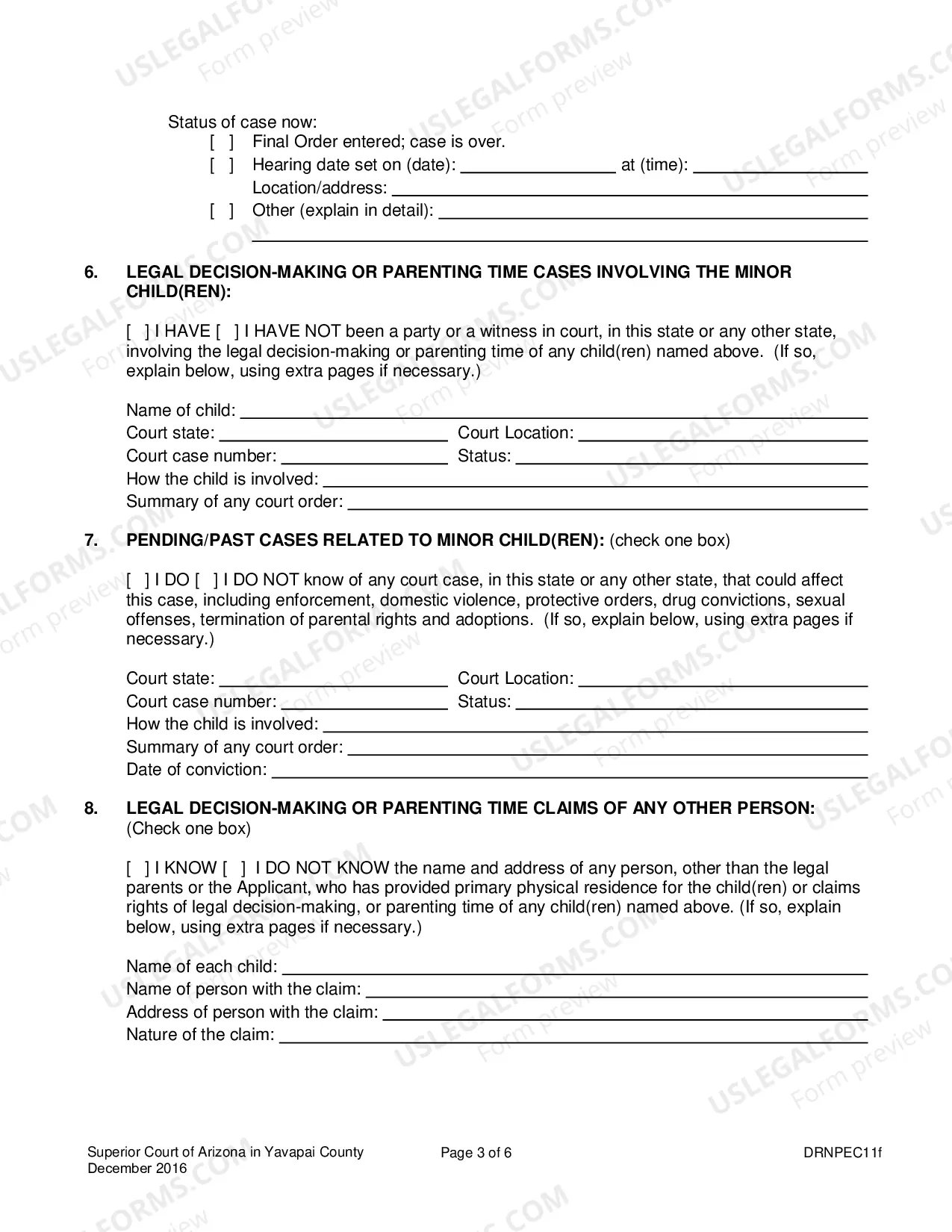 Preview Petition To Establish Non-Parent Decision Making