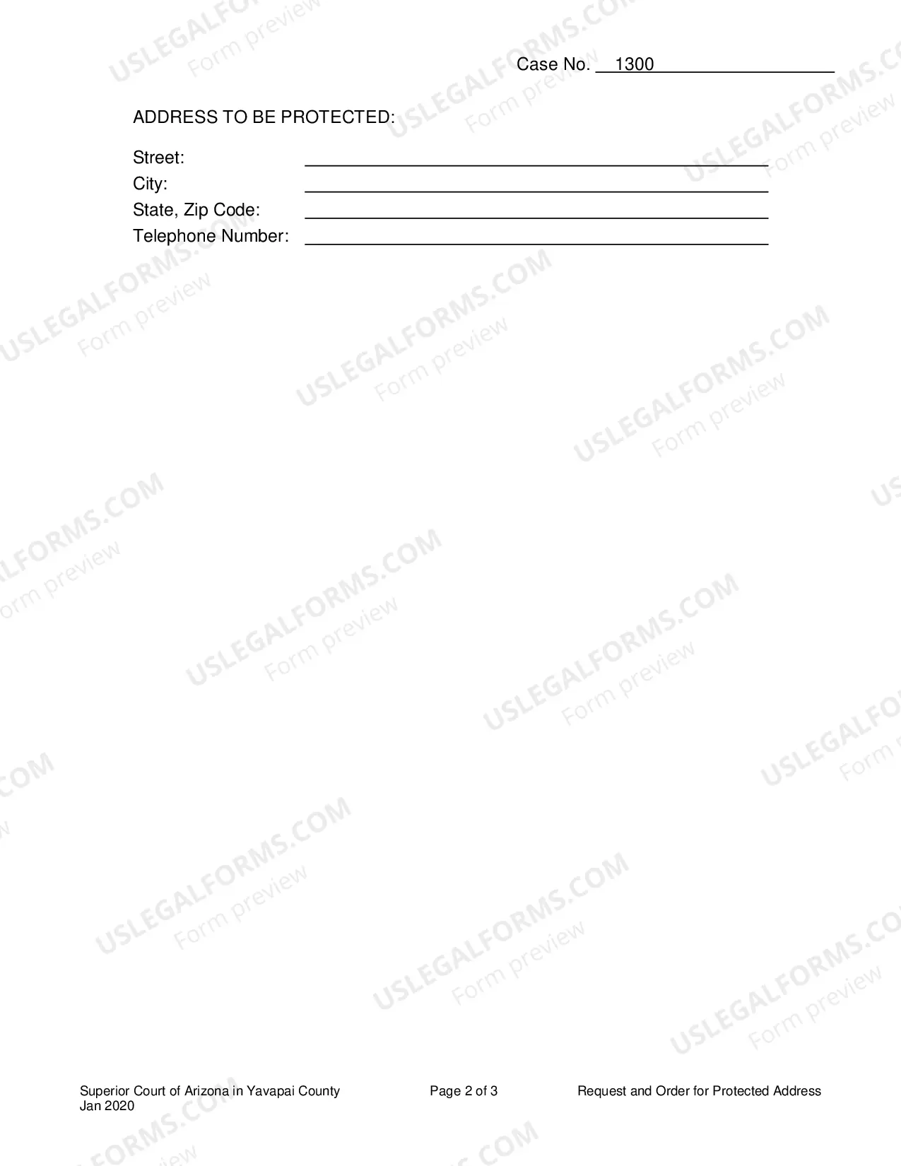Preview Request For Protected Address