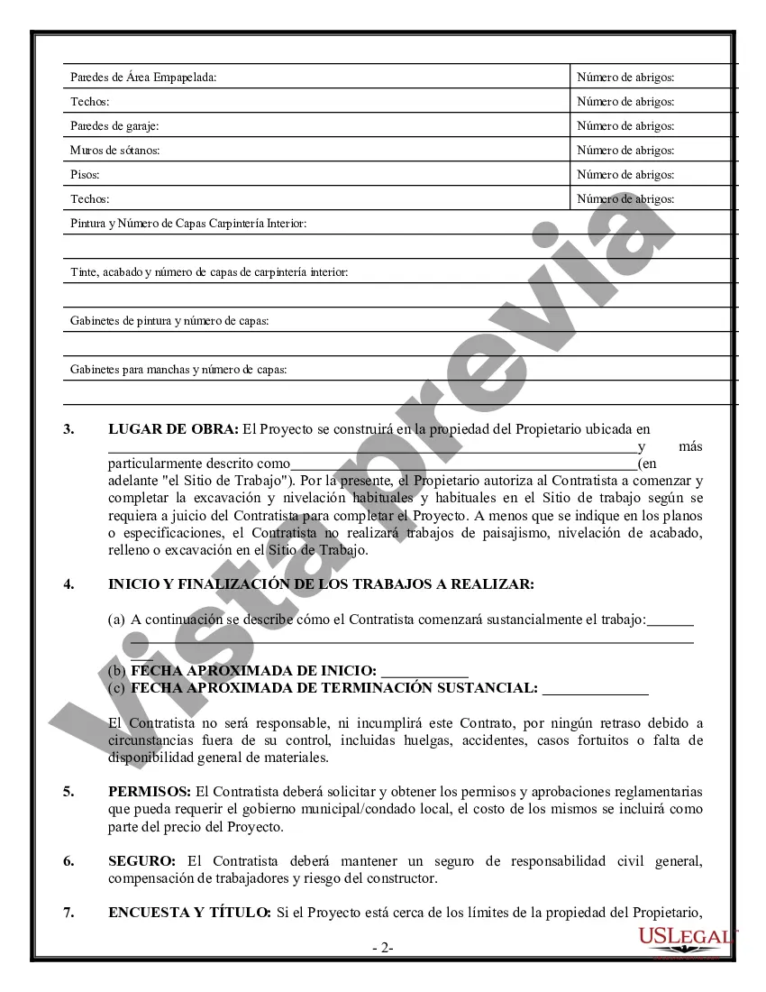 Preview Contrato de pintura para contratista