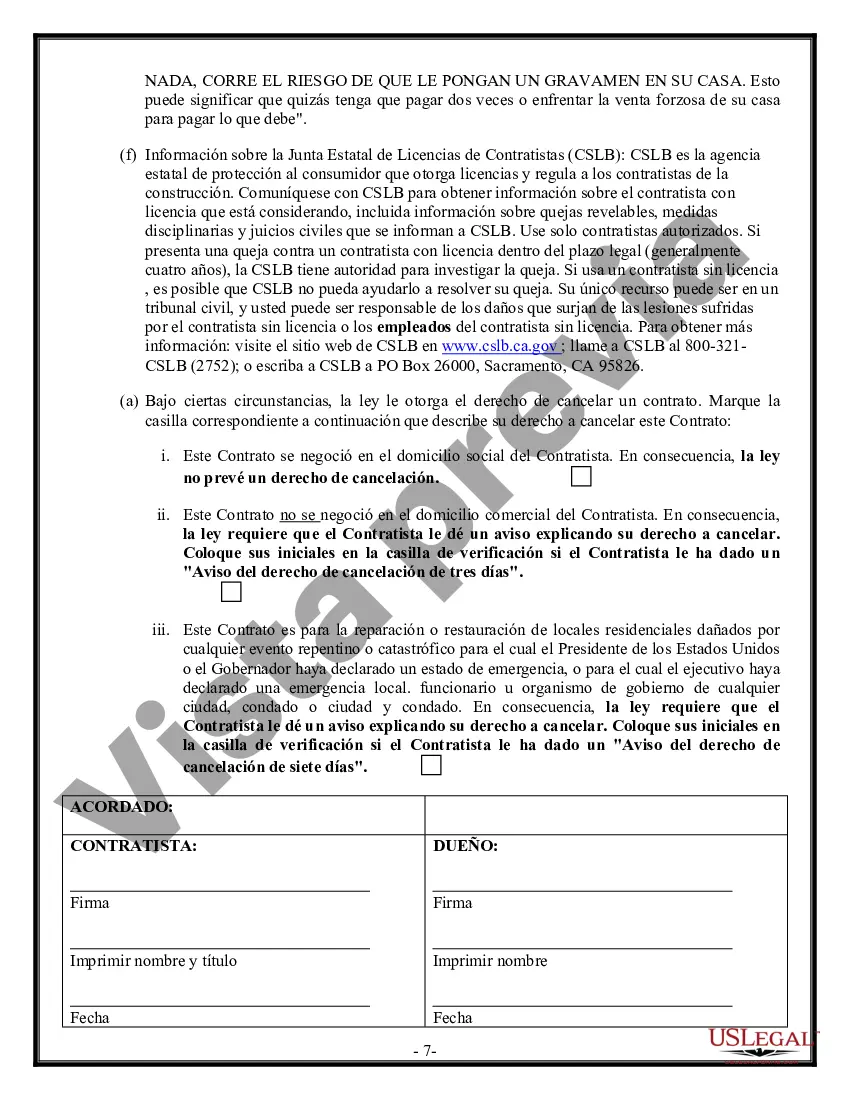 Preview Contrato de pintura para contratista