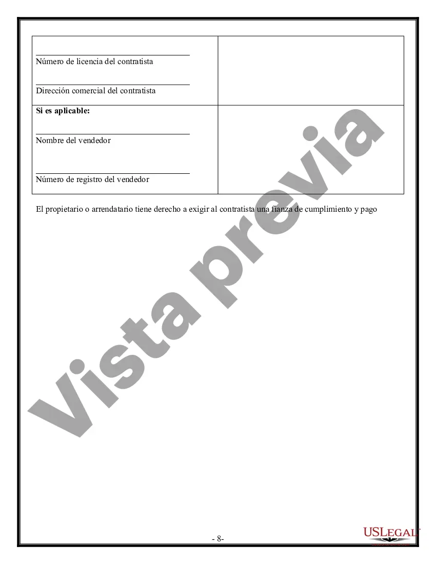 Preview Contrato de pintura para contratista