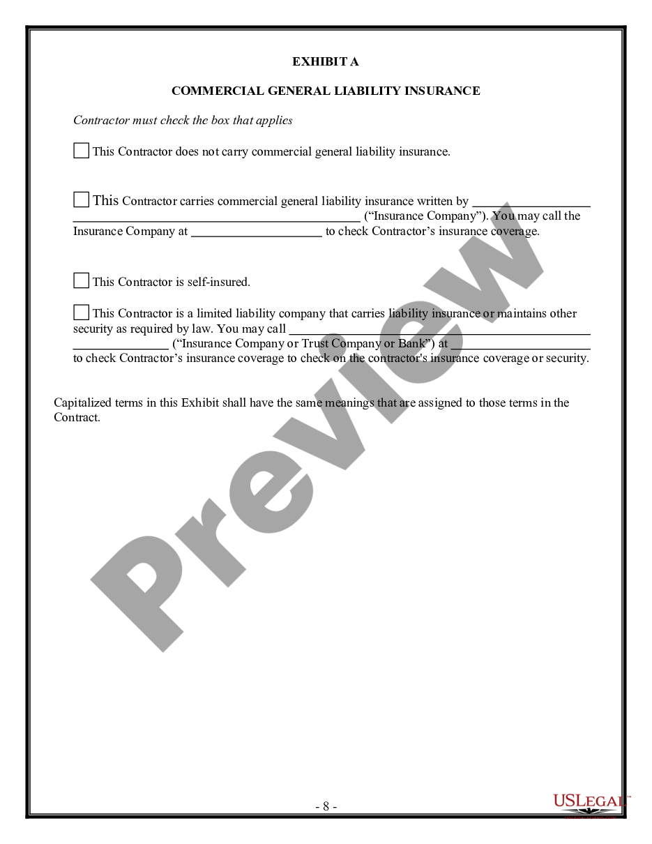 page 7 Painting Contract for Contractor preview