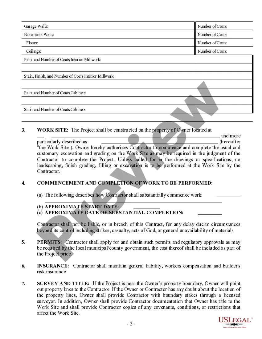 Get Painting Contract for Contractor Preview Painting Contract for Contractor