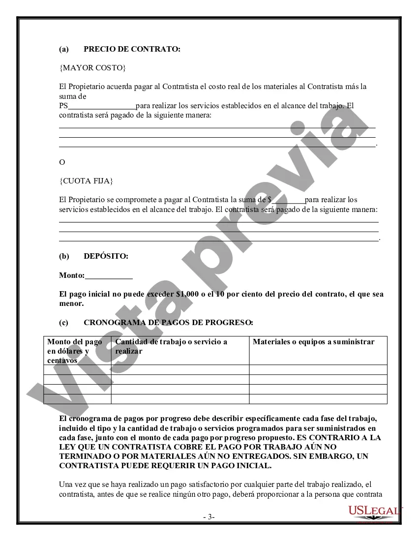 Preview Contrato de carpintero de molduras para contratista