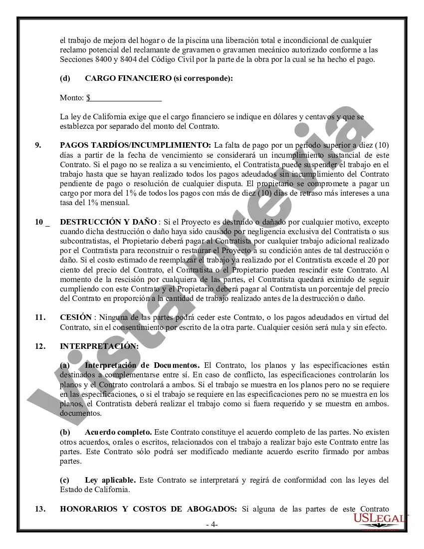 Preview Contrato de carpintero de molduras para contratista