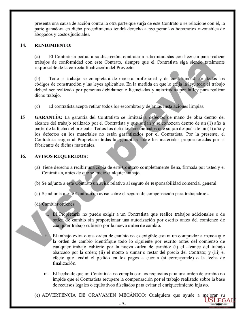 Preview Contrato de carpintero de molduras para contratista