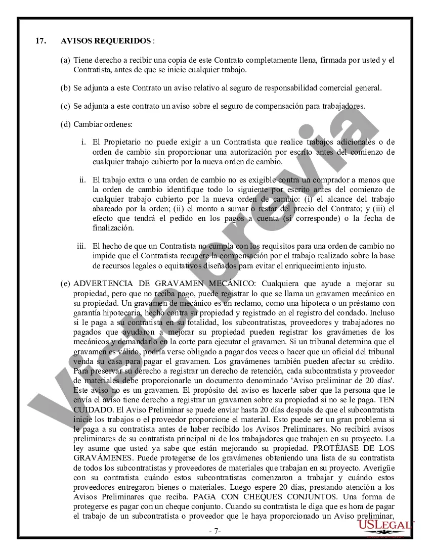 Preview Contrato HVAC para contratista