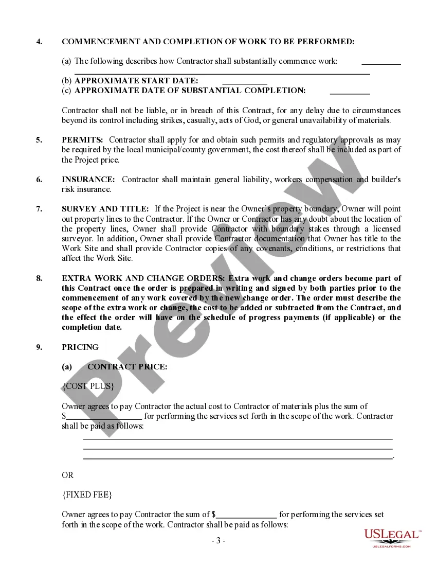 Preview HVAC Contract for Contractor