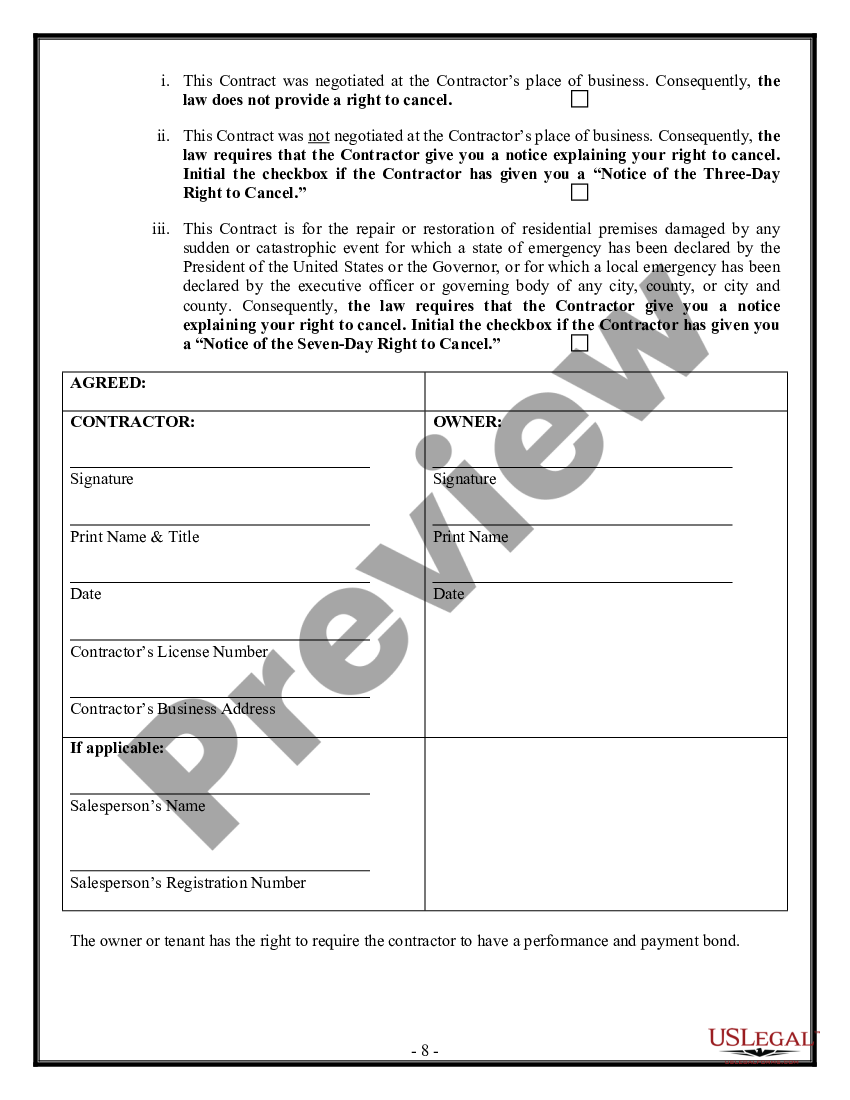 California Landscape Contract For Contractor Landscaping Contract Us Legal Forms 5311