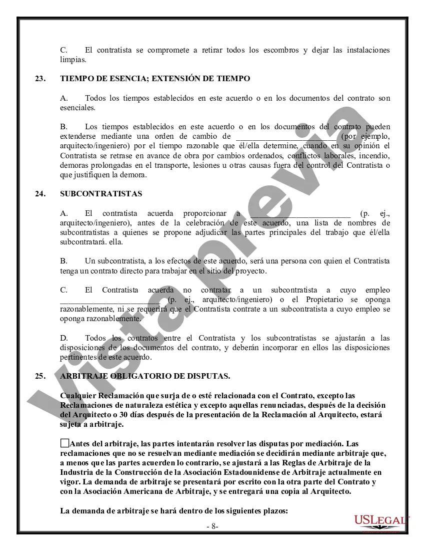 Preview Contrato Comercial para Contratista