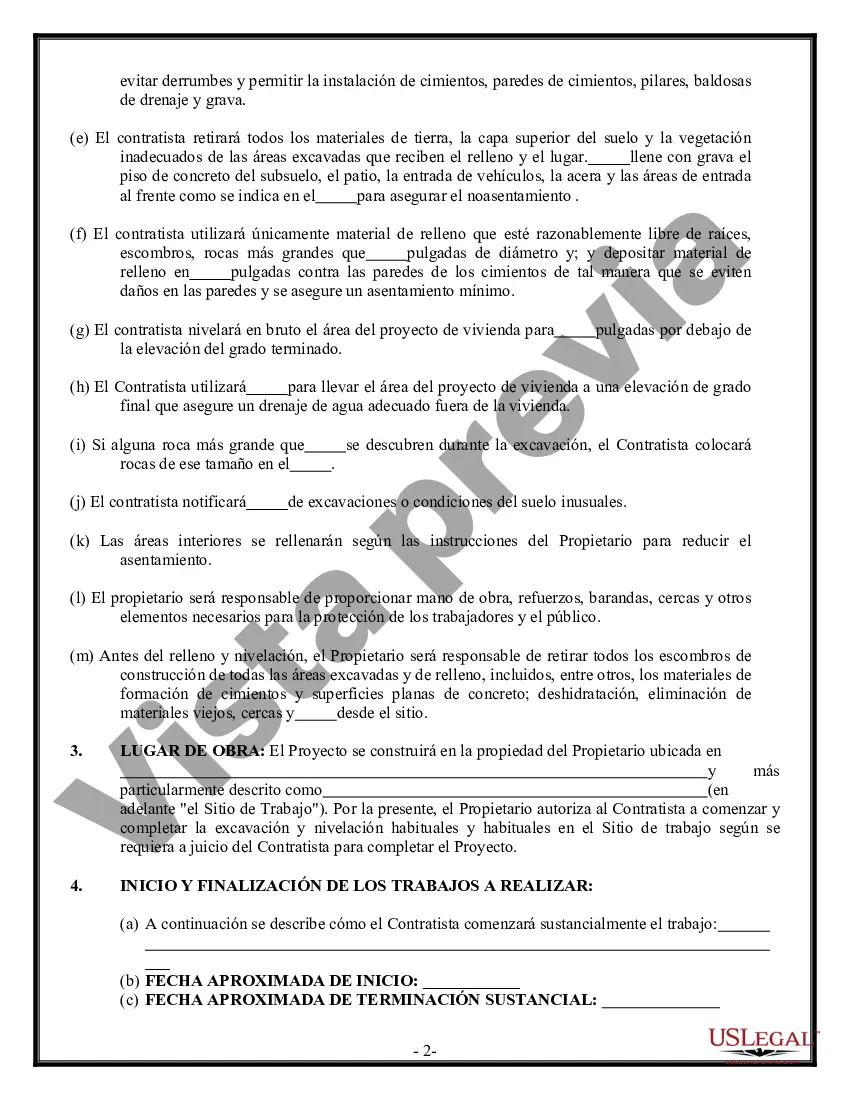 Preview Contrato de excavadora para contratista