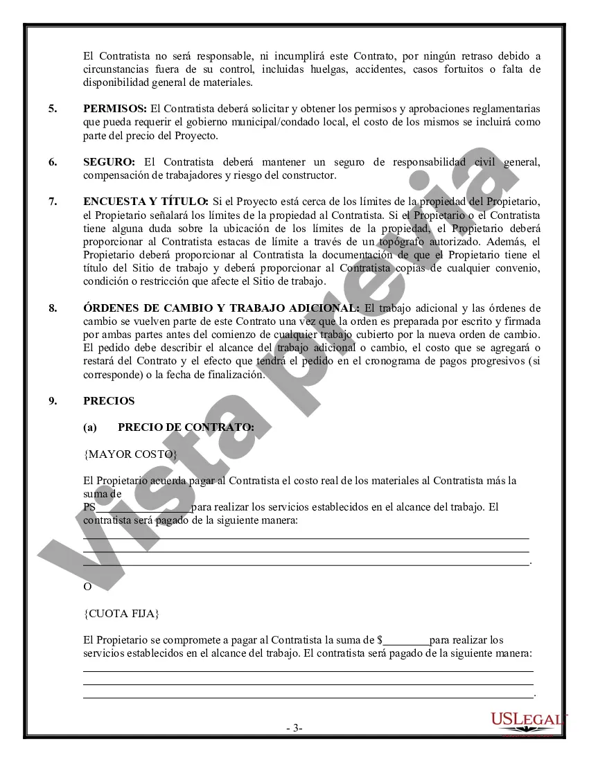 Preview Contrato de excavadora para contratista