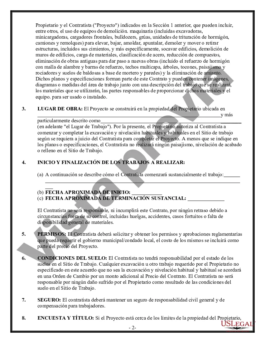 Preview Contrato de demolición para contratista