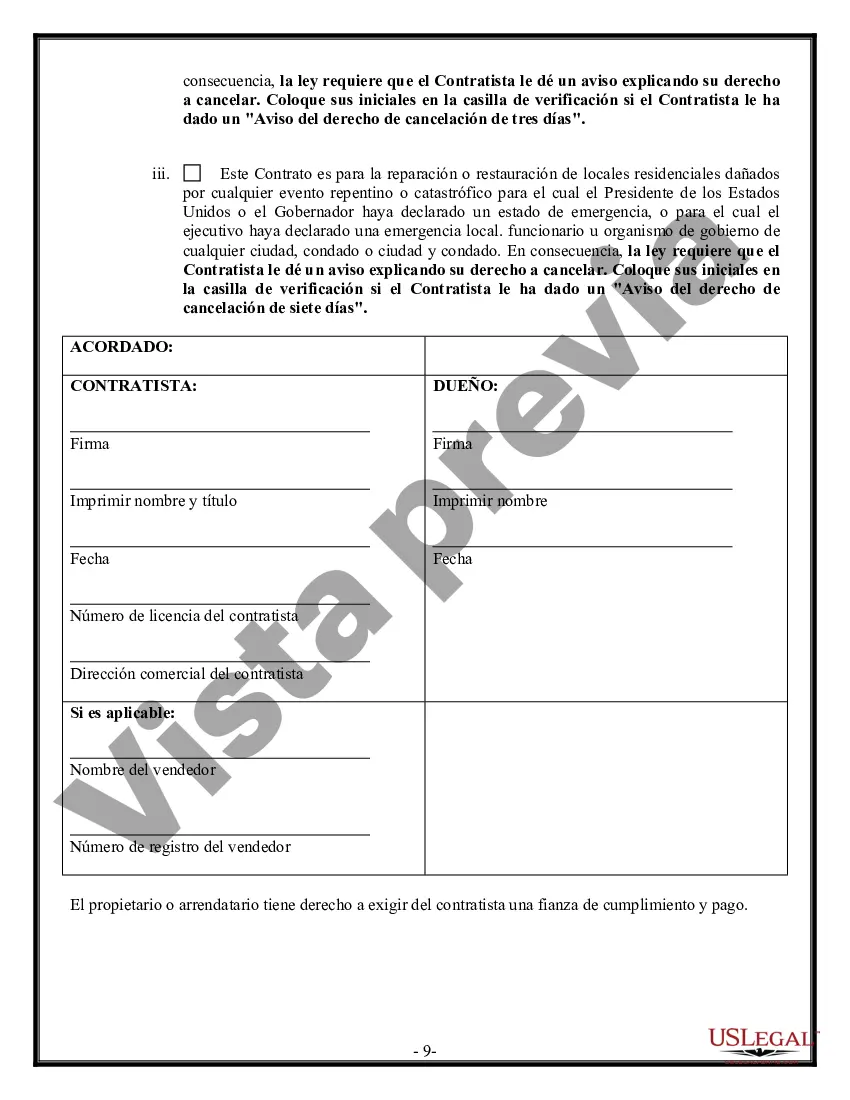 Preview Contrato marco para contratista