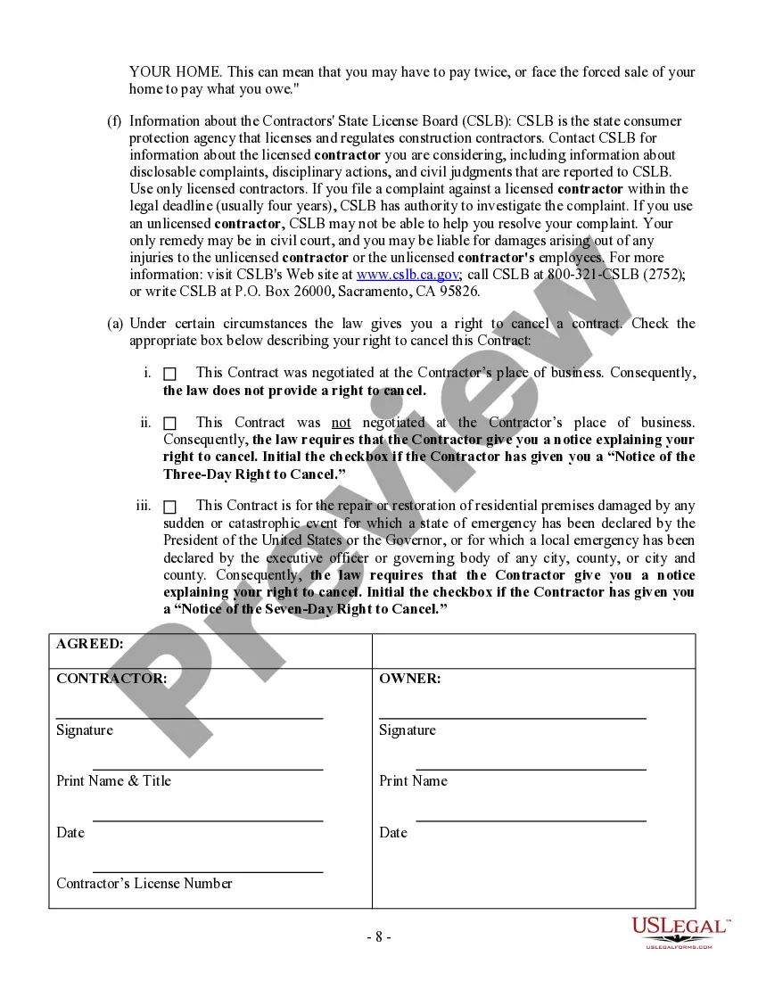 Preview Framing Contract for Contractor