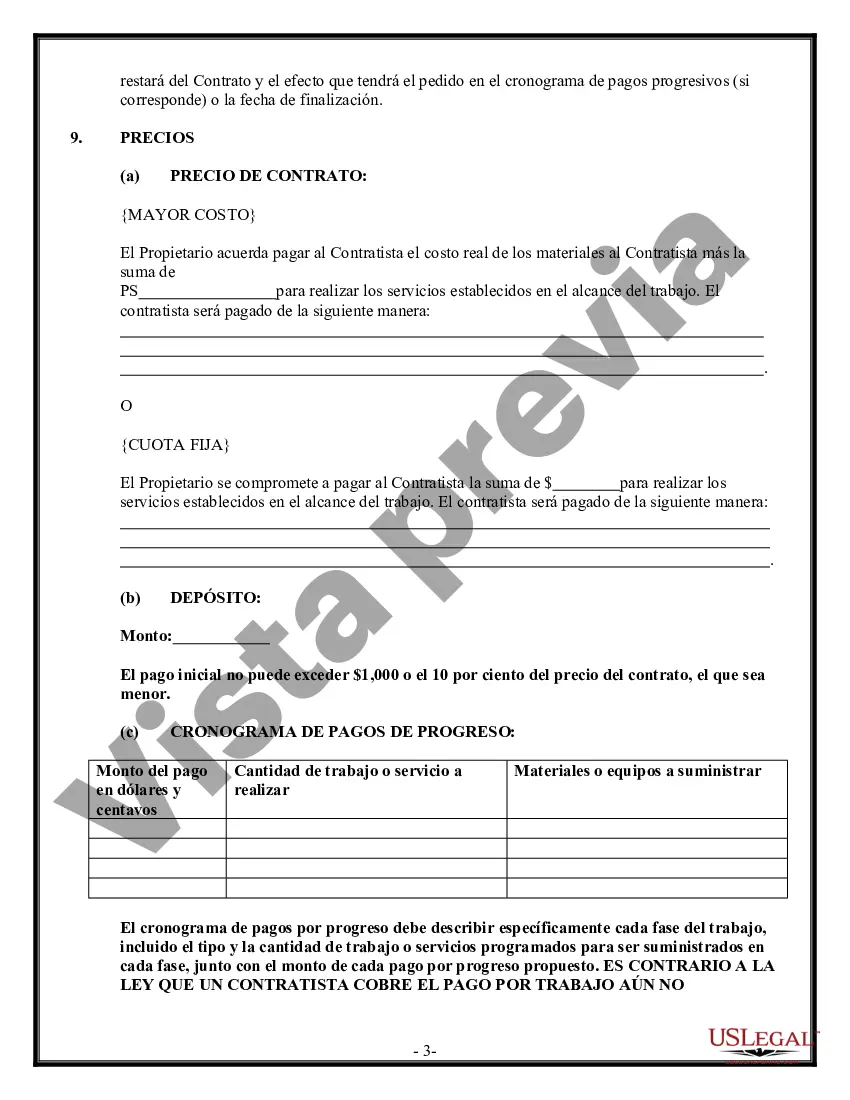 Preview Contrato de Seguridad para Contratista