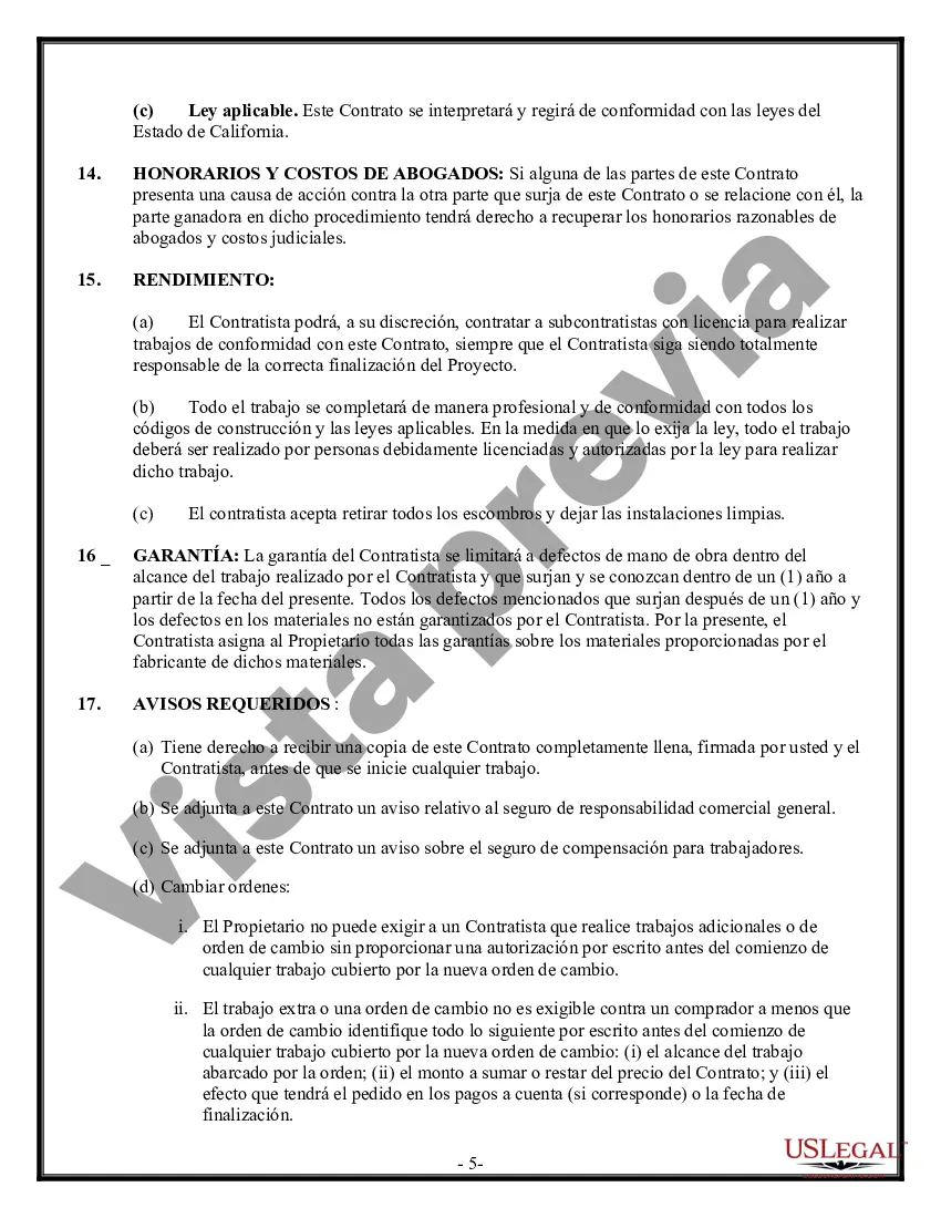 Preview Contrato de Seguridad para Contratista