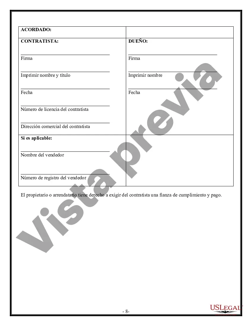 Preview Contrato de Seguridad para Contratista