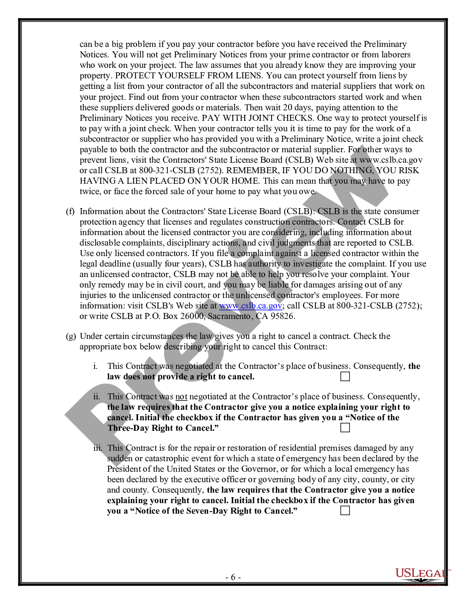 page 5 Security Contract for Contractor preview
