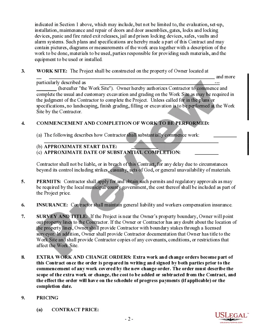 Get Security Contract for Contractor Preview Security Contract for Contractor