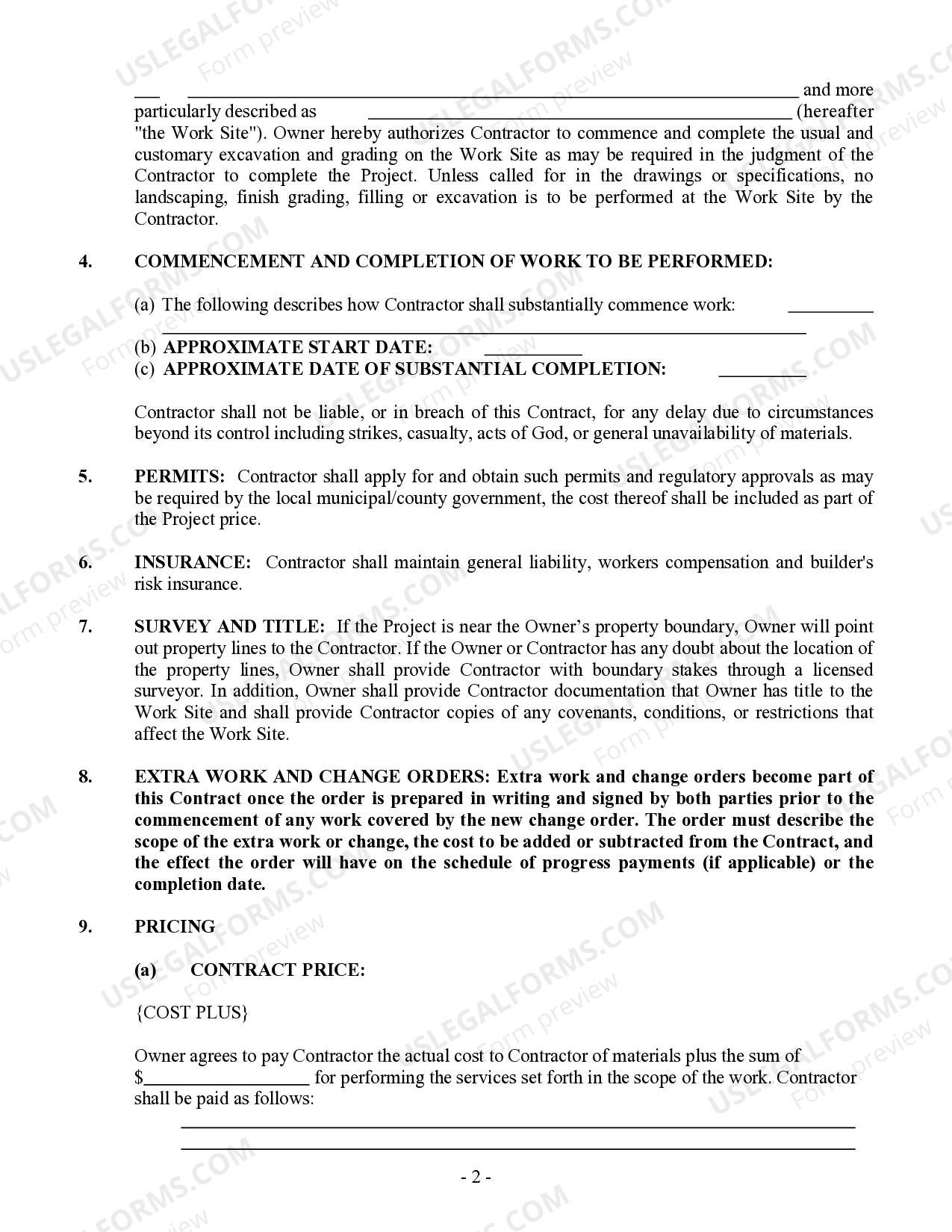 California Insulation Contract for Contractor US Legal Forms