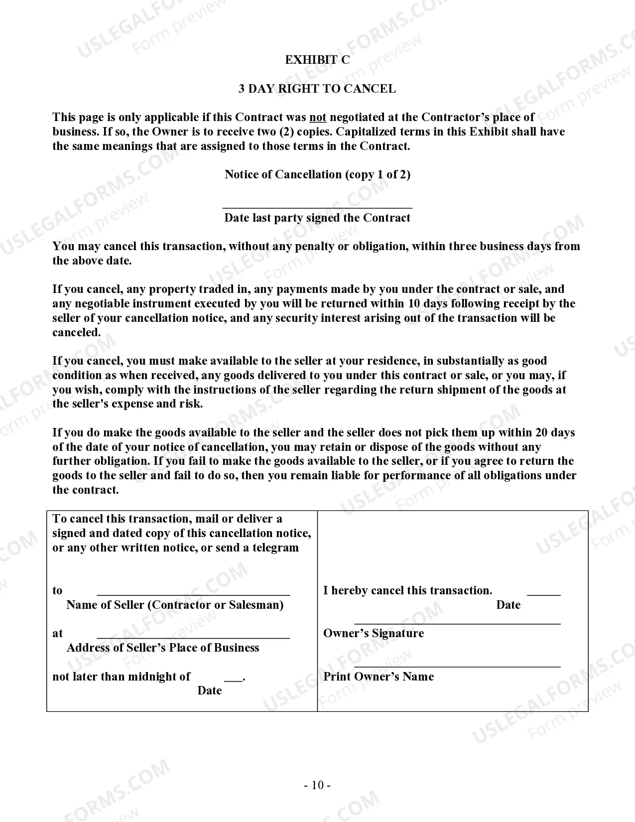 Preview Insulation Contract for Contractor
