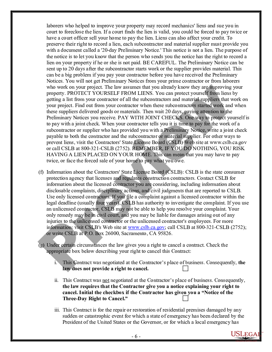 page 5 Paving Contract for Contractor preview