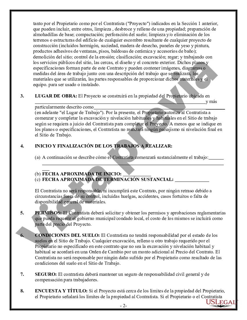 Preview Contrato de trabajo en el sitio para el contratista