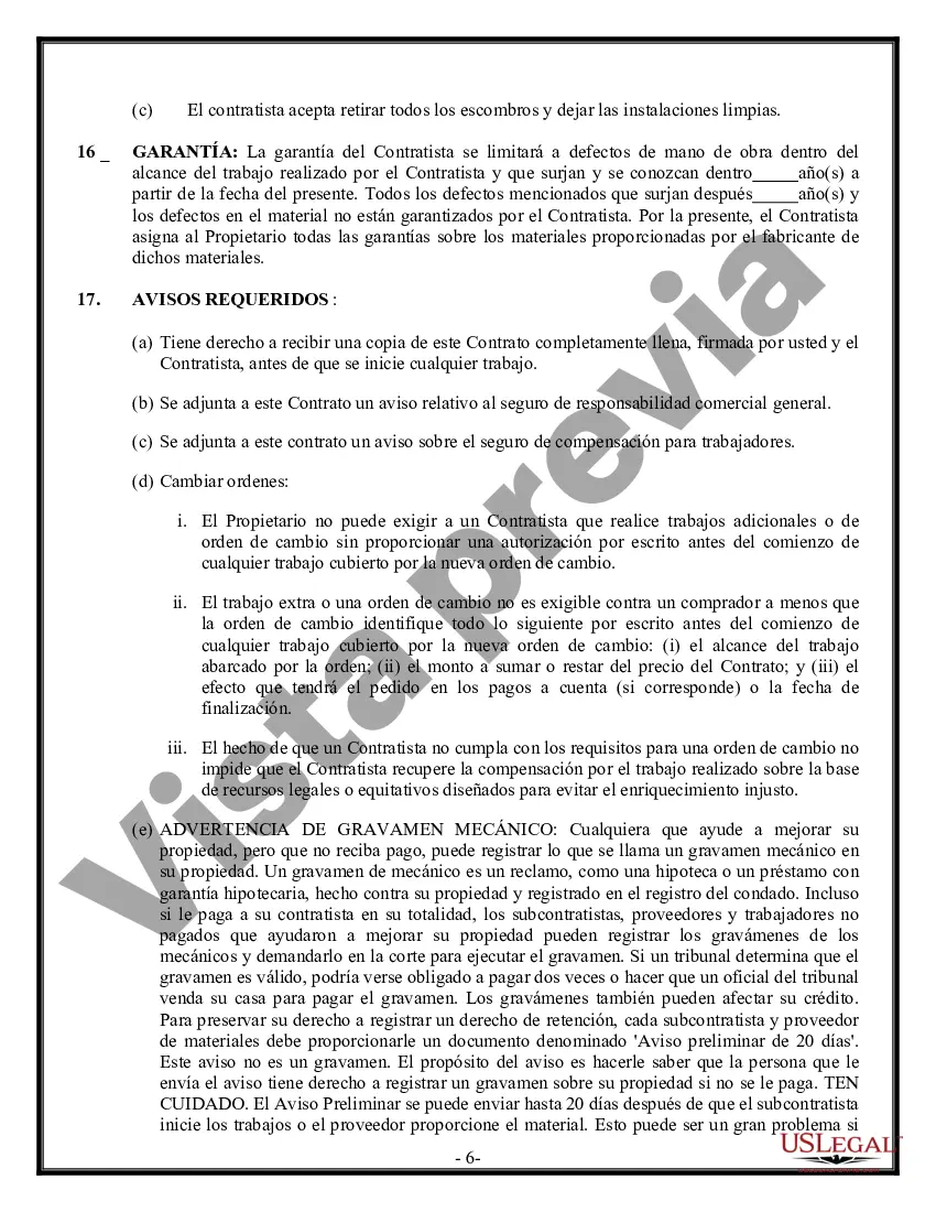 Preview Contrato de revestimiento para contratista