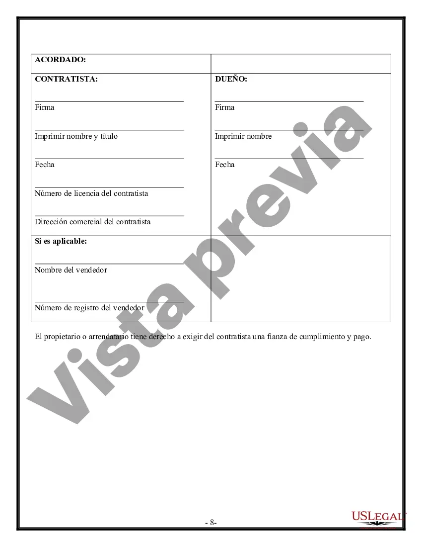 Preview Contrato de revestimiento para contratista