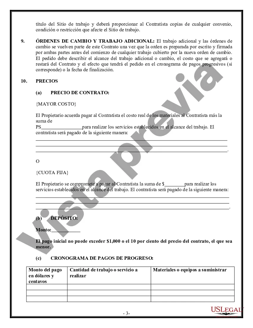 Preview Contrato de Drenaje para Contratista