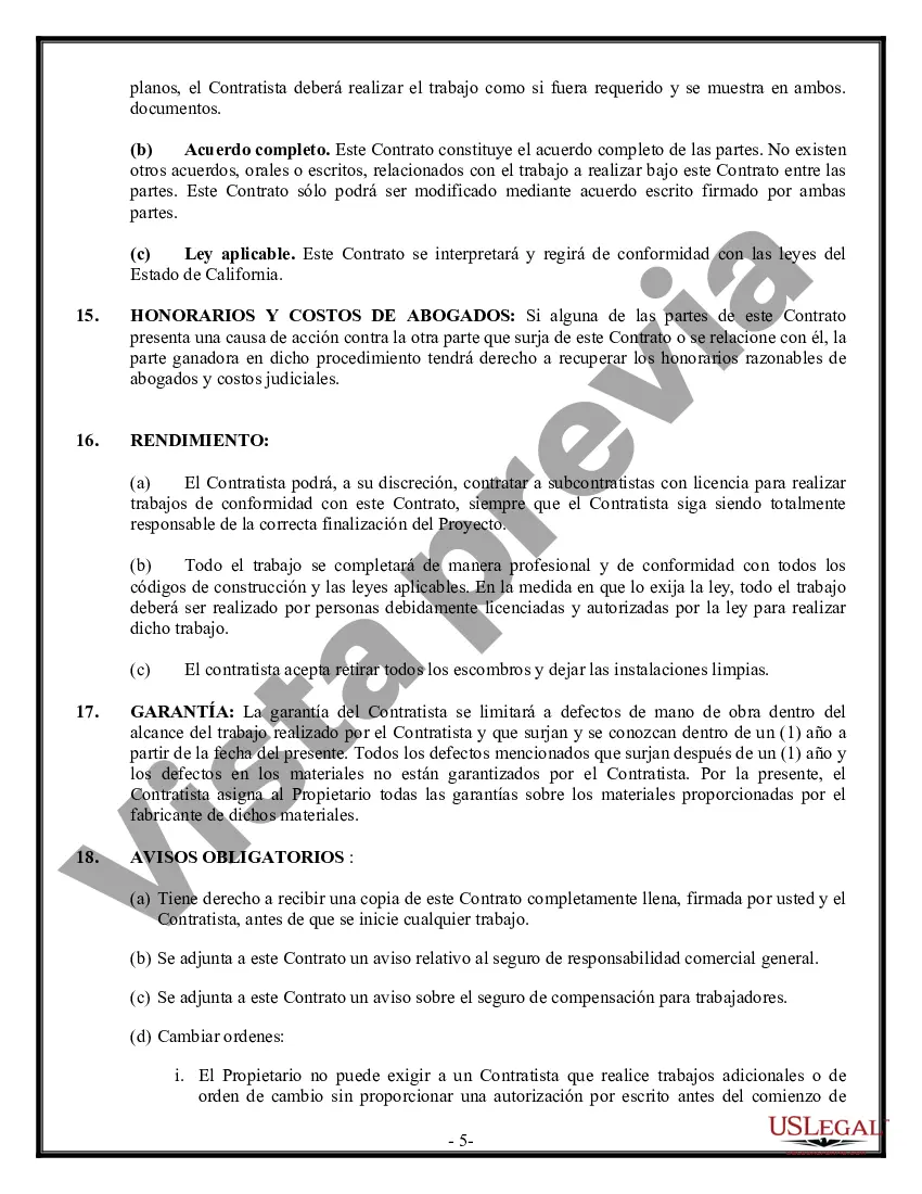 Preview Contrato de Drenaje para Contratista