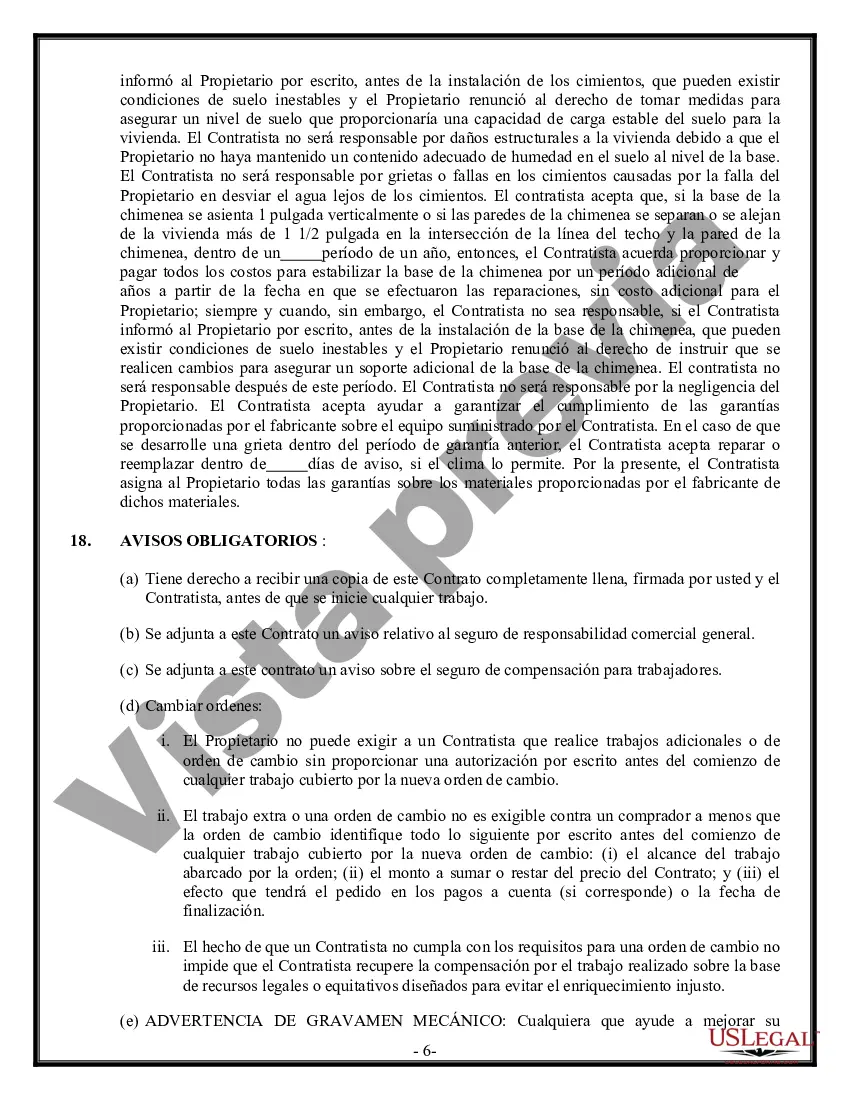 Preview Contrato de Fundación para Contratista