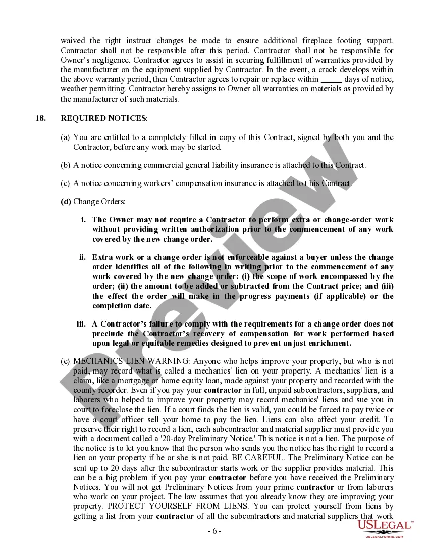 Get Foundation Contract for Contractor Preview Foundation Contract for Contractor