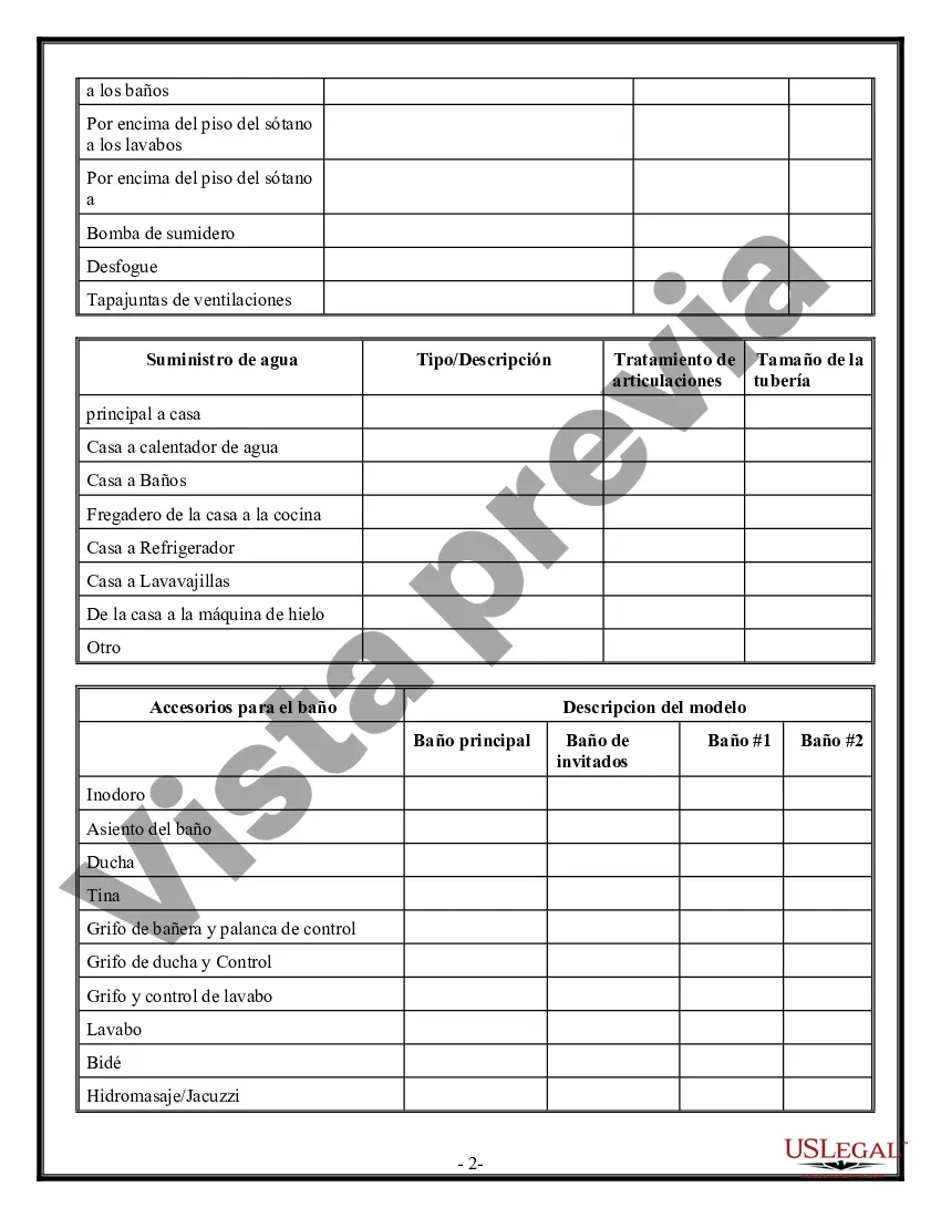 Preview Contrato de plomería para contratista
