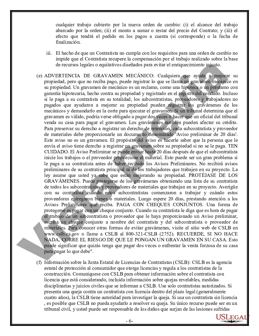 Preview Contrato de paneles de yeso de yeso para contratista