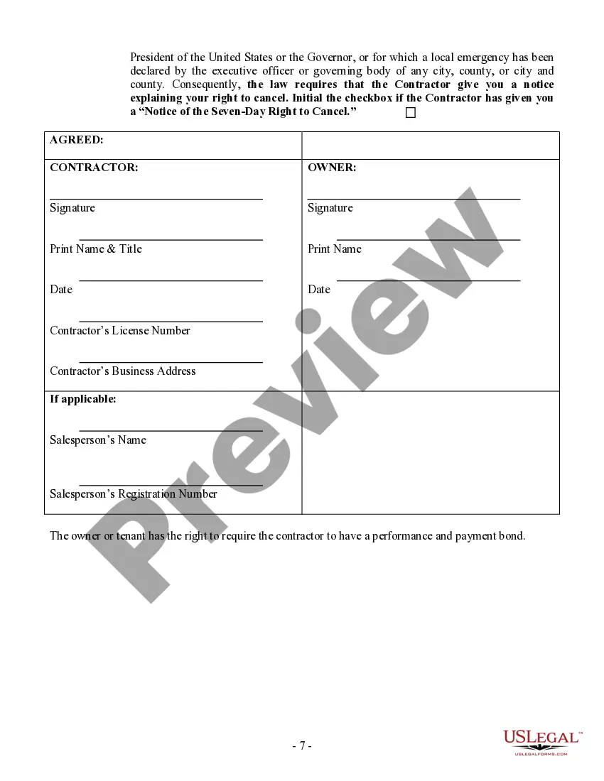 Preview Sheetrock Drywall Contract for Contractor