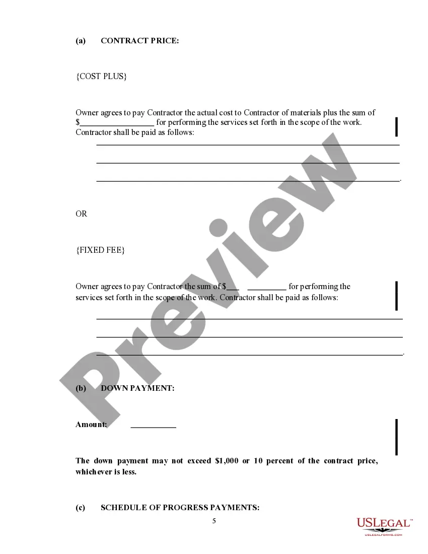 Get California Service and Repair Home Improvement Contract Preview California Service and Repair Home Improvement Contract