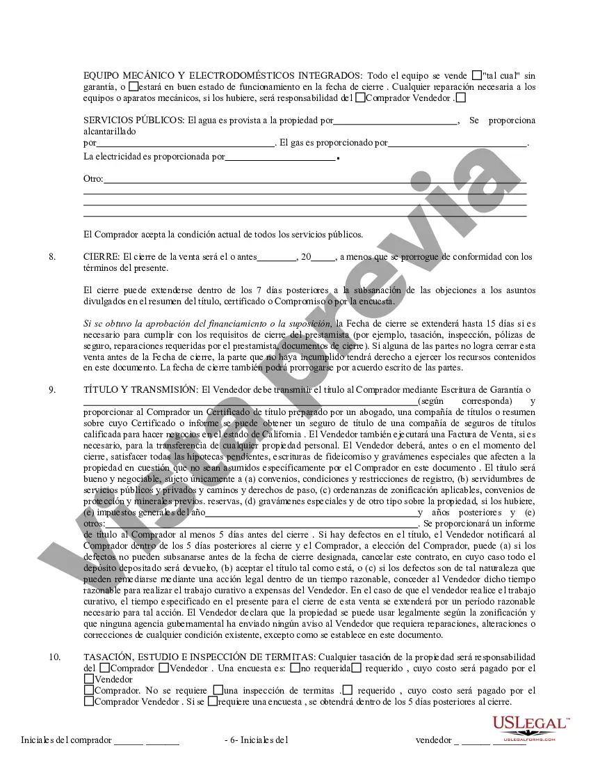 Preview Contrato de Compraventa de Bienes Inmuebles sin Corredor para Acuerdo de Venta de Casa Residencial