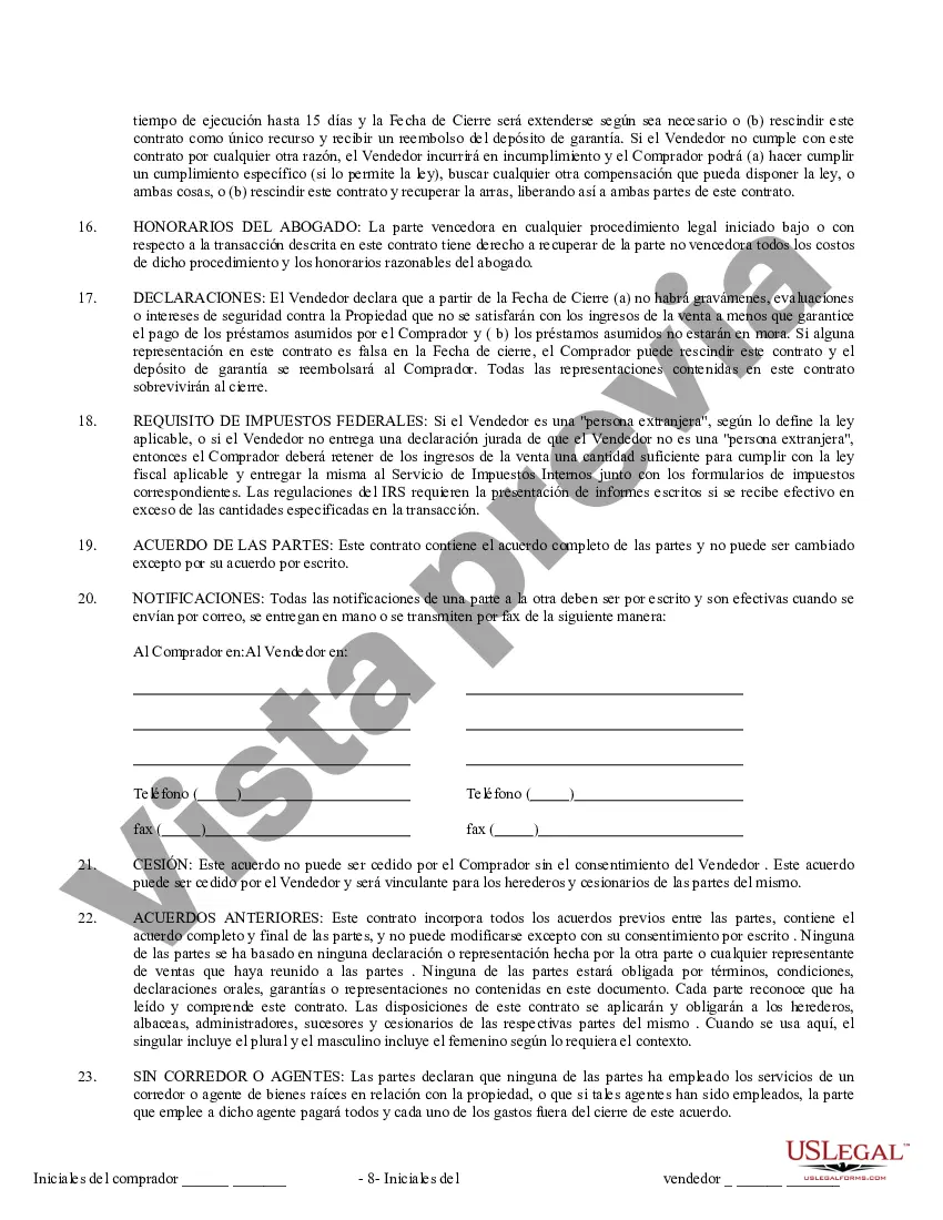 Preview Contrato de Compraventa de Bienes Inmuebles sin Corredor para Acuerdo de Venta de Casa Residencial