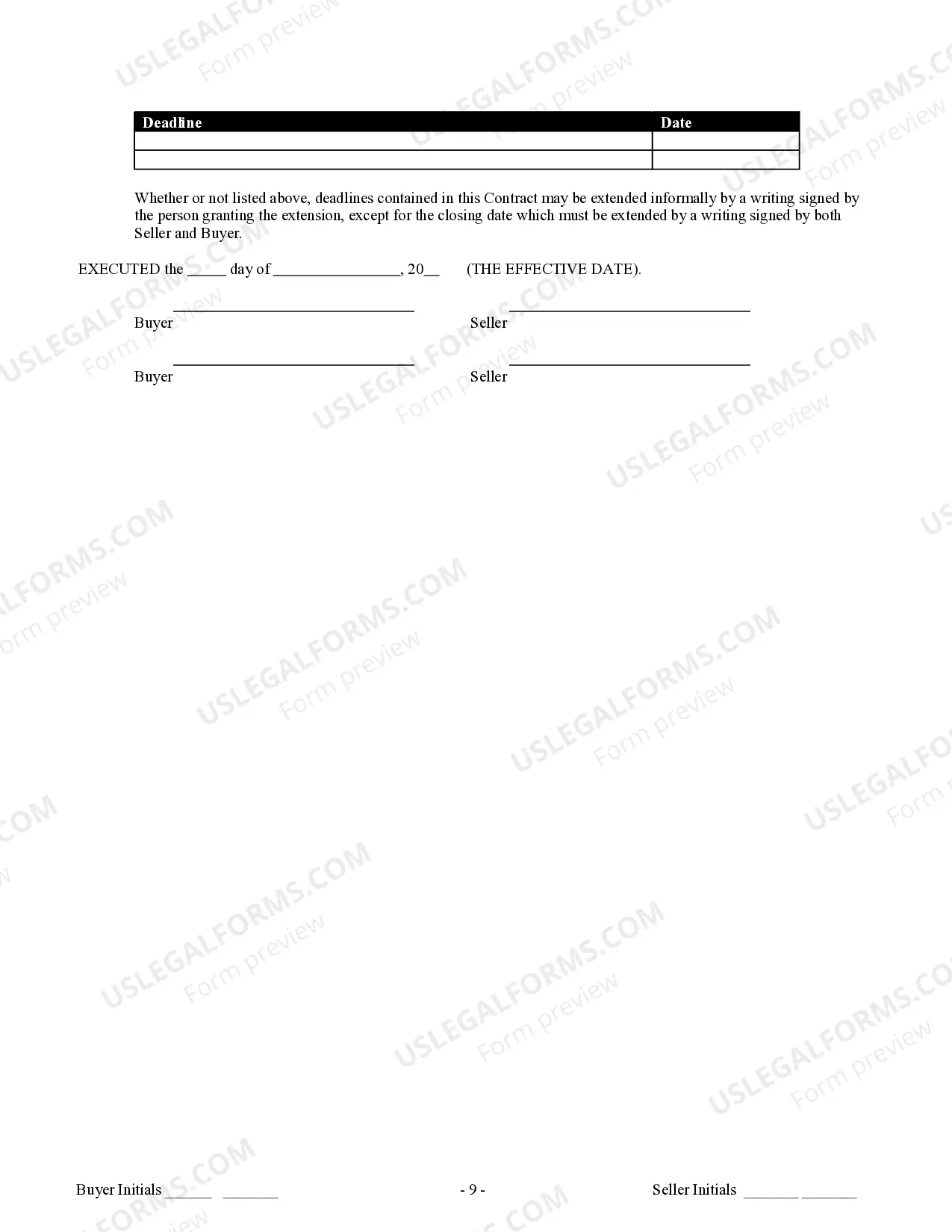 Preview Contract for Sale and Purchase of Real Estate with No Broker for Residential Home Sale Agreement