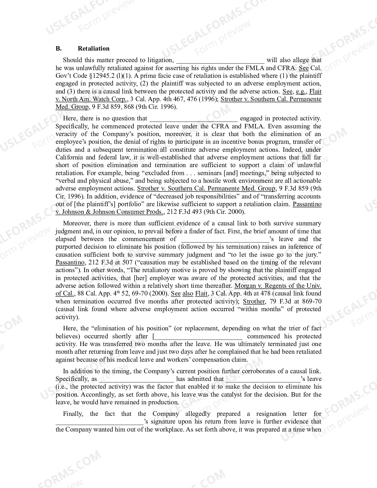 Preview Demand Letter Related to Workplace Injury