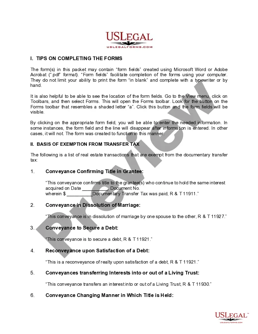 Preview Enhanced Life Estate or Lady Bird Quitclaim Deed from Individual to Individual