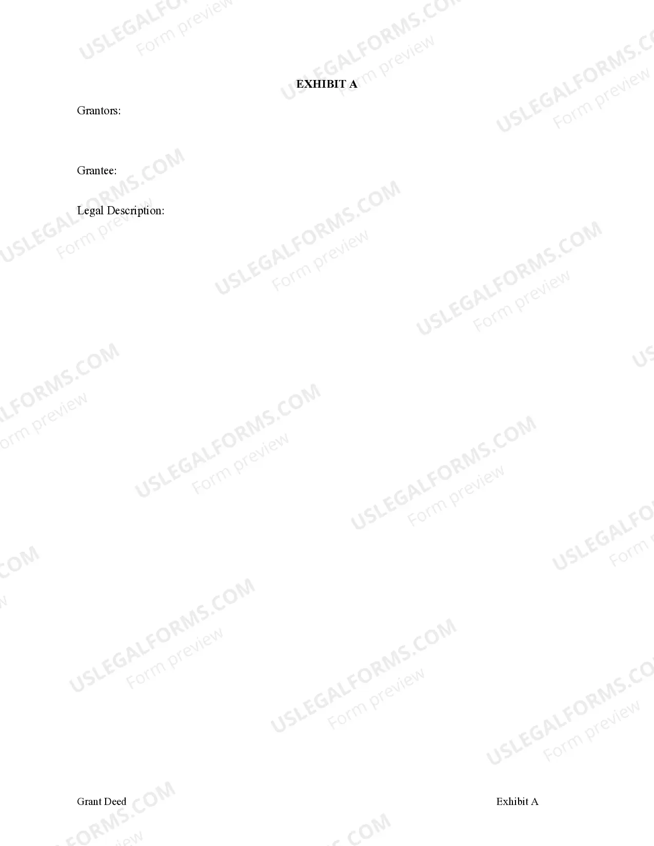 Preview Grant Deed from Husband and Wife to Trust